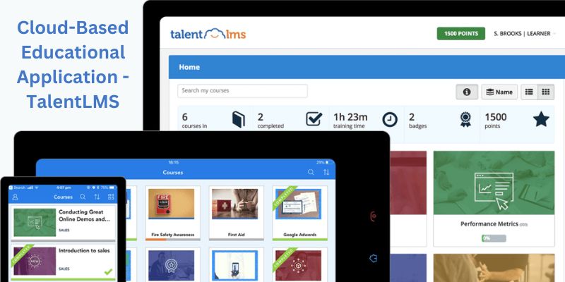 Cloud-Based Educational Application - TalentLMS