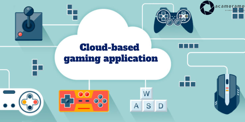 What is a cloud-based gaming application?